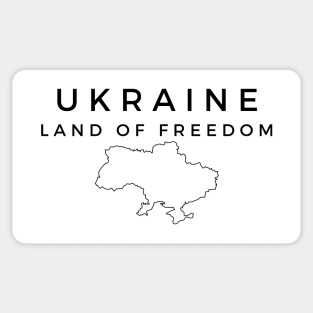 Ukraine Land of Freedom Sticker